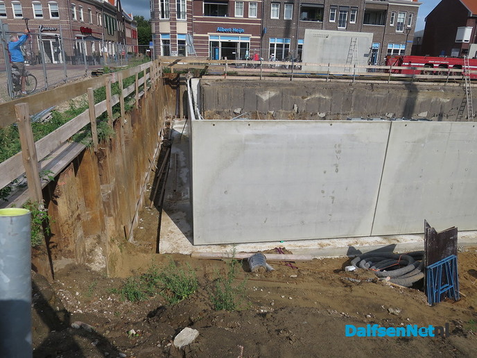 Mammoet voor een klein klusje in Dalfsen - Foto: Wim