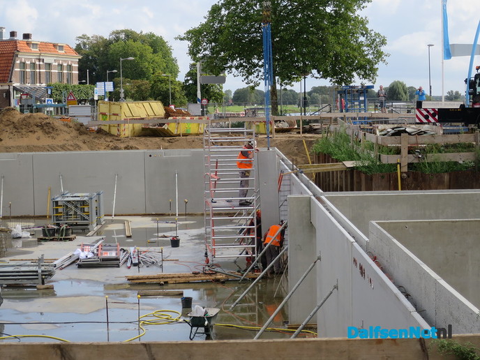 Mammoet voor een klein klusje in Dalfsen - Foto: Wim