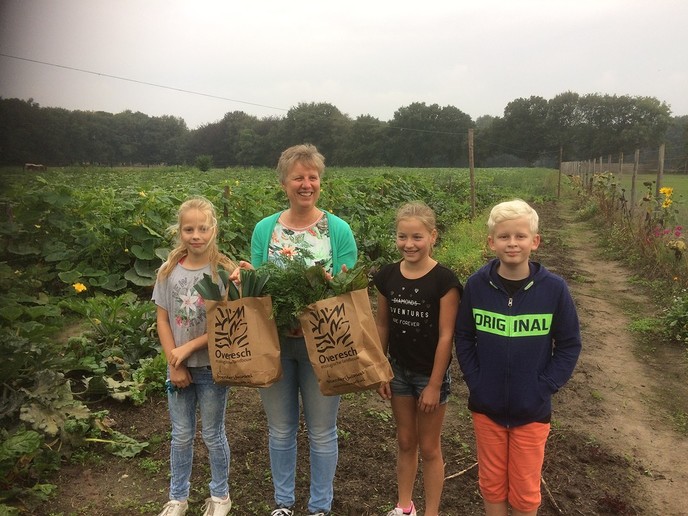 Gewicht raden van een reuzecourgette - Foto: Eigen geleverde foto