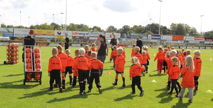 Gratis bal en S.V. Nieuwleusen shirt - Foto: Eigen geleverde foto