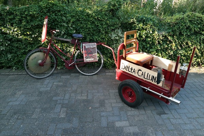 Spot die bike en win een Cigar Box Guitar - Foto: Eigen geleverde foto