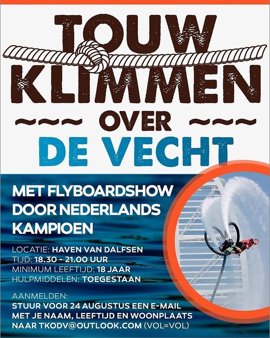 Vanavond een geweldig spektakel in Dalfsen aan de Vecht!