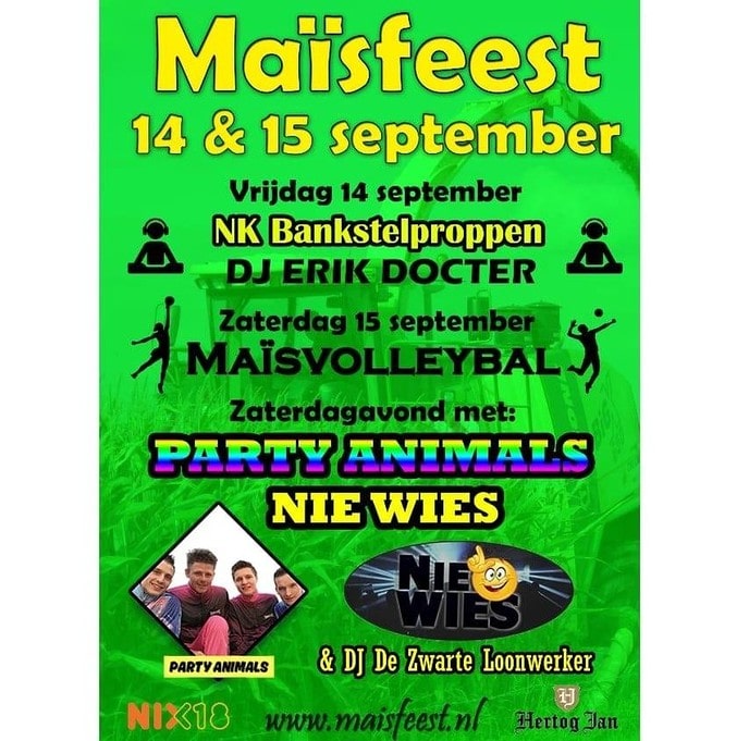 Voorbereidingen voor het Ankums Maïsfeest in volle gang