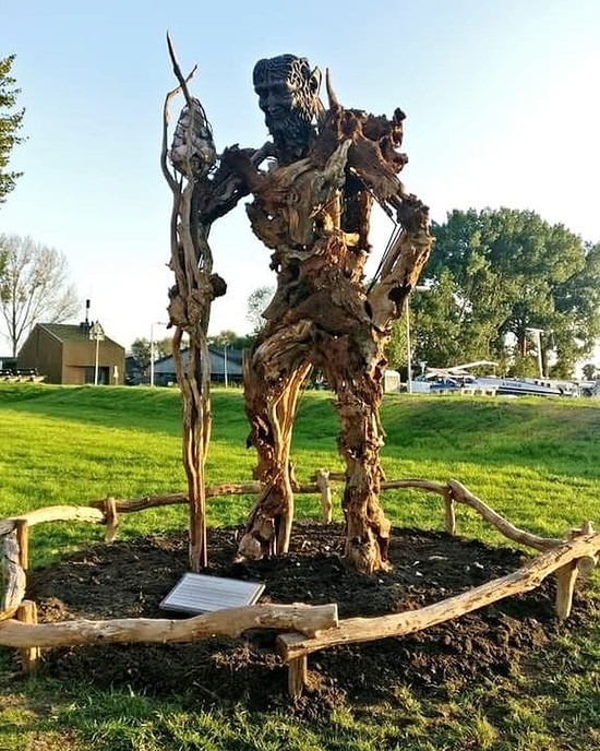 De greenman staat weer - Foto: Eigen geleverde foto