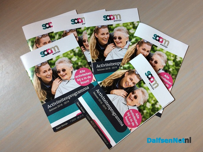 Activiteitenbrochure Saam Welzijn is uit - Foto: Ingezonden foto