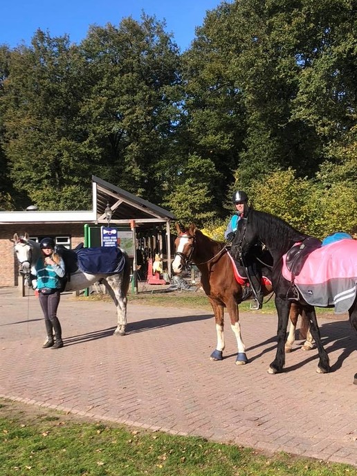 Bianca Schipper: 200 kilometer te paard voor goed doel - Foto: Eigen geleverde foto