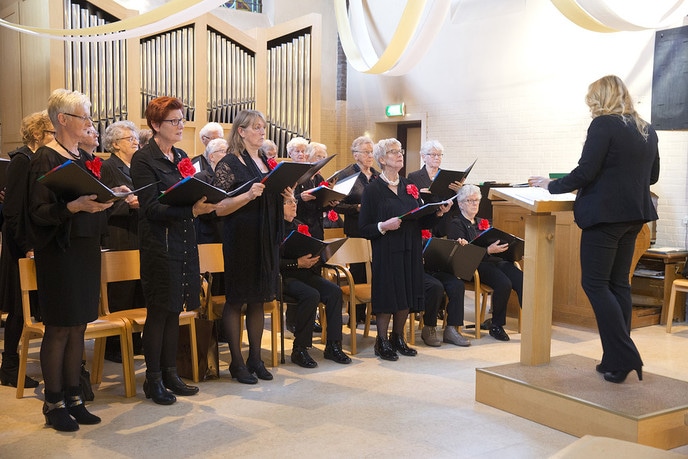 Jubileum dameskoor - Foto: Geert Bistervels