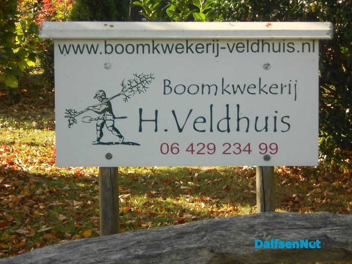 Herfst bij de boomkweker