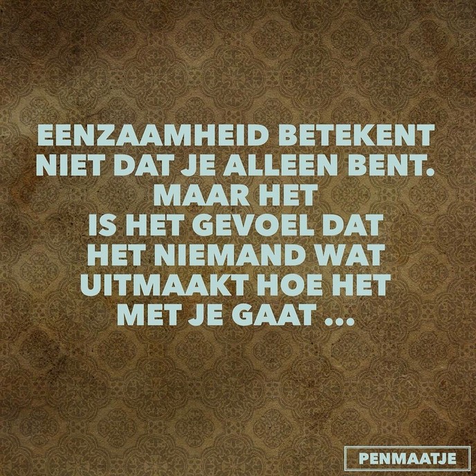 Week van de eenzaamheid dag 2