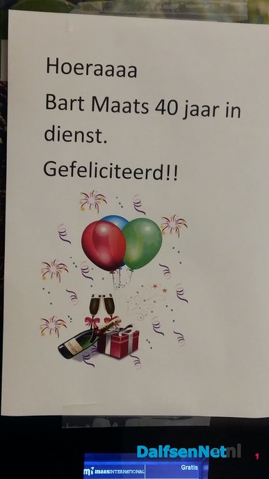 Jublieum van de postman Maats - Foto: Ingezonden foto