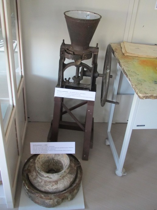 Vitrine schildersmuseum Meesters ingericht - Foto: Eigen geleverde foto