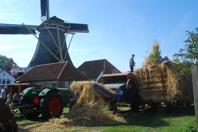 Dorsdemonstratie bij de Westermolen - Foto: Eigen geleverde foto