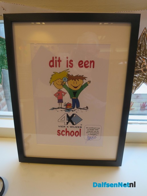 Vierkeerwijzerschool voor St Cyriacus Hoonhorst - Foto: Wim