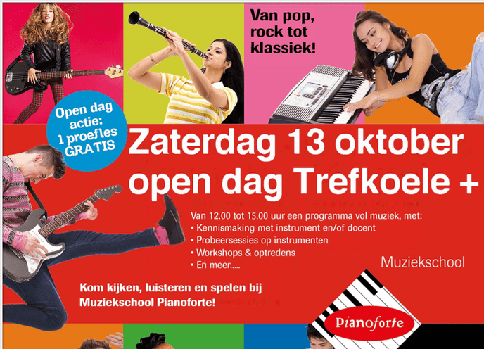 Open dag Muziekschool Pianoforte - Foto: Eigen geleverde foto