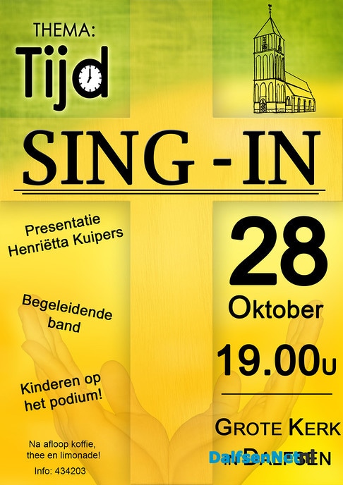 Tijd voor een Sing-in - Foto: Ingezonden foto