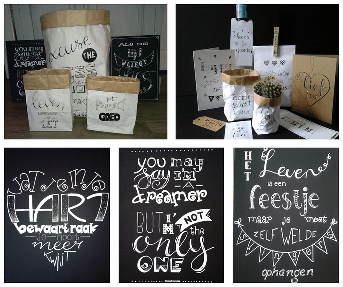 Workshop Handletteren op De Dolle Deel