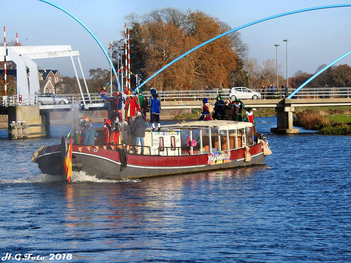 Sint veilig aangekomen in Dalfsen.