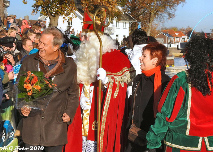 Sint veilig aangekomen in Dalfsen.