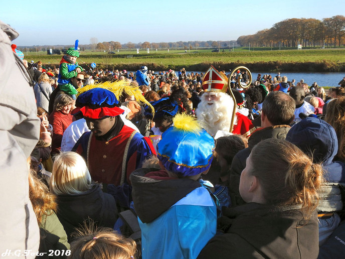 Sint veilig aangekomen in Dalfsen.