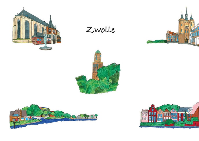Workshop ‘Schilder je hotspot van Dalfsen of Zwolle’