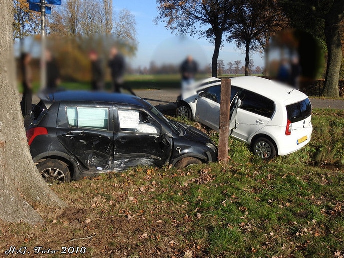 Aanrijding Schoolweg / Westerkampen.