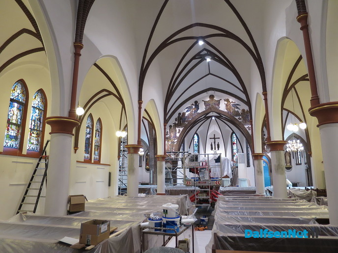 Heilig Hart kerk krijgt “frisse” opknapbeurt - Foto: Wim