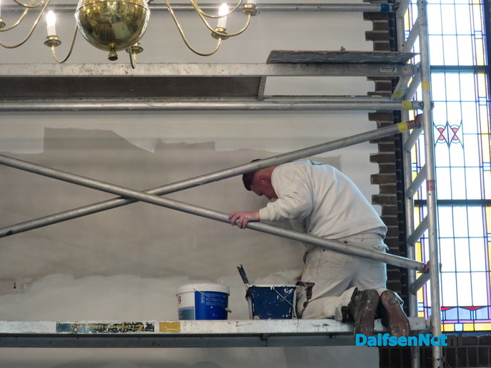Heilig Hart kerk krijgt “frisse” opknapbeurt - Foto: Wim