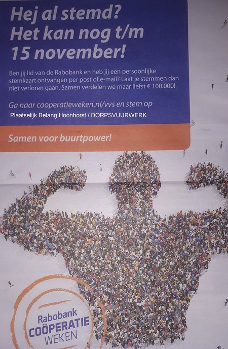 Vergeet niet te stemmen - Foto: Eigen geleverde foto