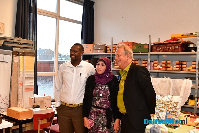 Naaiatelier sam sam officieel geopend - Foto: Johan Bokma