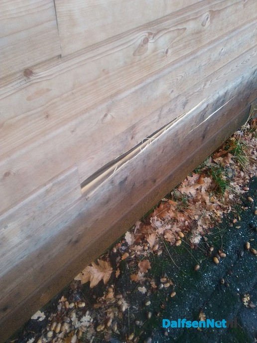 Schade door aanrijding - Foto: Ingezonden foto
