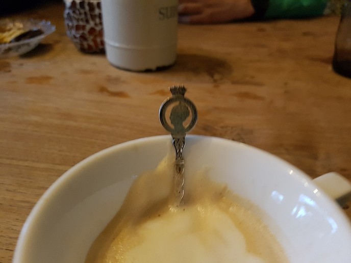 Koningin Wilhelmina in de koffie - Foto: Gruune Jopie