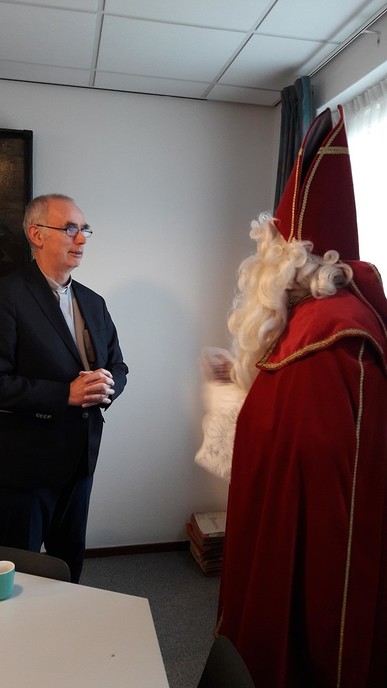 Sint in parochiecentrum - Foto: Eigen geleverde foto