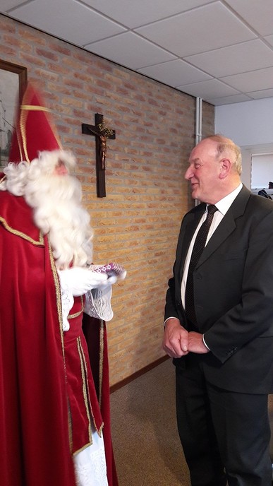 Sint in parochiecentrum - Foto: Eigen geleverde foto