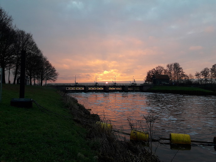 Prachtige foto Stuw Vechterweerd - Foto: Eigen geleverde foto