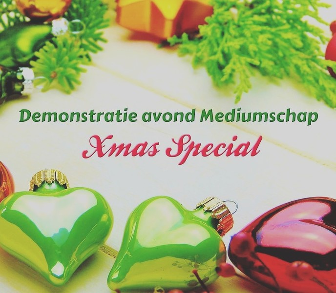 Morgen een demonstratie-avond Mediumschap (Xmas-Special)