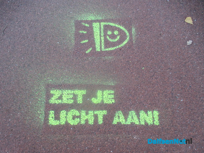 Licht aan. Daar kun je mee thuis komen - Foto: Ingezonden foto