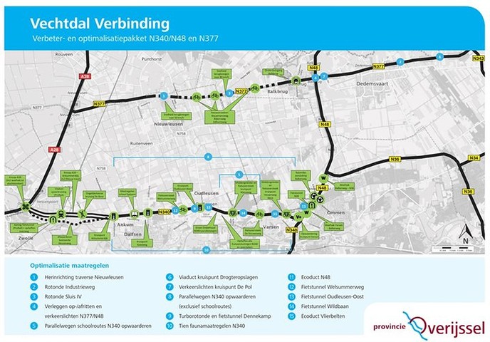 Aanleg N340: Bam wint aanbesteding - Foto: Eigen geleverde foto