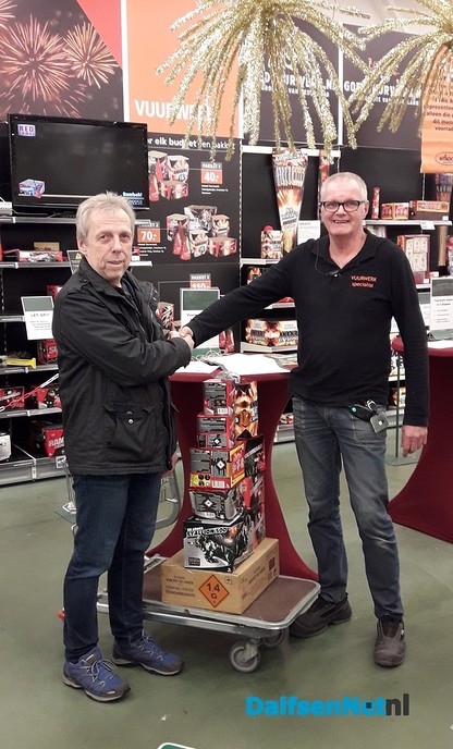 Vuurwerkwinnaar bij Welkoop - Foto: Ingezonden foto