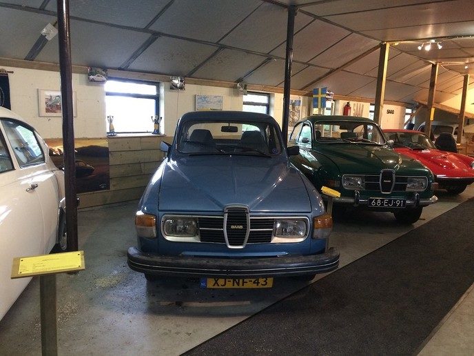 Saab museum van Johan Tammeling - Foto: Gruune Jopie