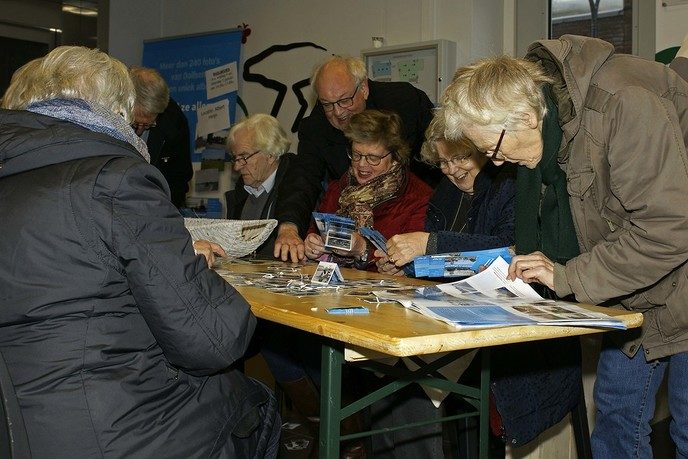 Plaatjesactie mooi afgerond met ruilbeurs - Foto: Paul Scholten