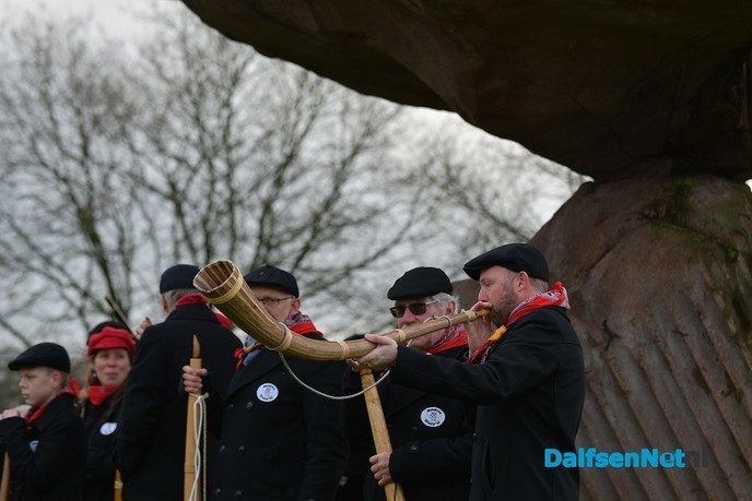 Midwinterhoornblaasgroep Dalfsen sluit seizoen af - Foto: Johan Bokma