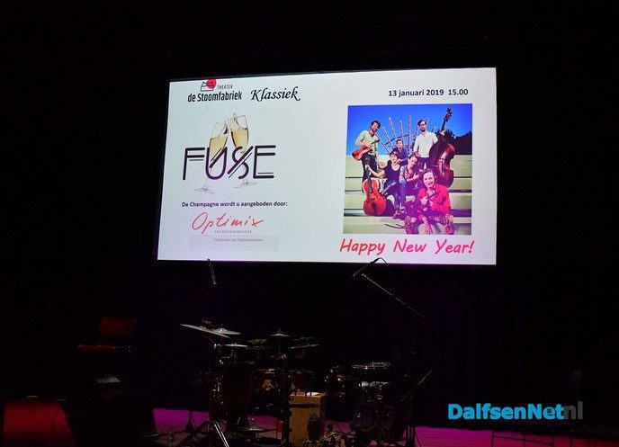 Stoomfabriek “Klassiek” een spetterend Nieuwjaarsconcert met “Fuse” - Foto: Johan Bokma