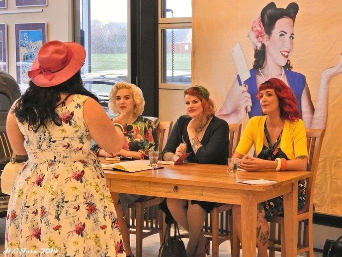 Eerste voorronde Miss Pinup Benelux-verkiezing