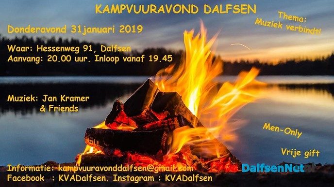 Kampvuuravond  Donderdagavond 31 januari - Foto: Ingezonden foto