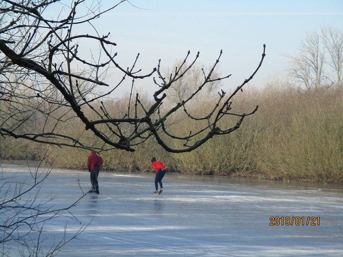Schaatsen op de Kleigaten - Foto: Eigen geleverde foto