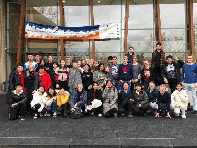 Leerlingen uit Beijing op bezoek in Zwolle - Foto: Eigen geleverde foto