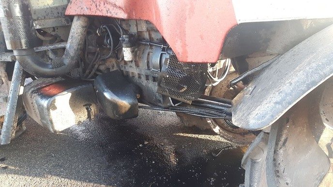 Gewonde bij aanrijding met tractor, Dedemsweg Dalfsen