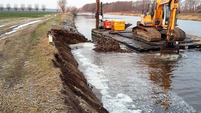 Verwijdering stenen Vechtoever (vervolg) - Foto: Eigen geleverde foto