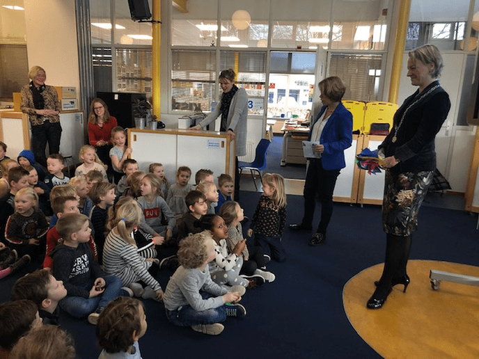 Burgemeester op bezoek bij de Polhaar - Foto: Eigen geleverde foto