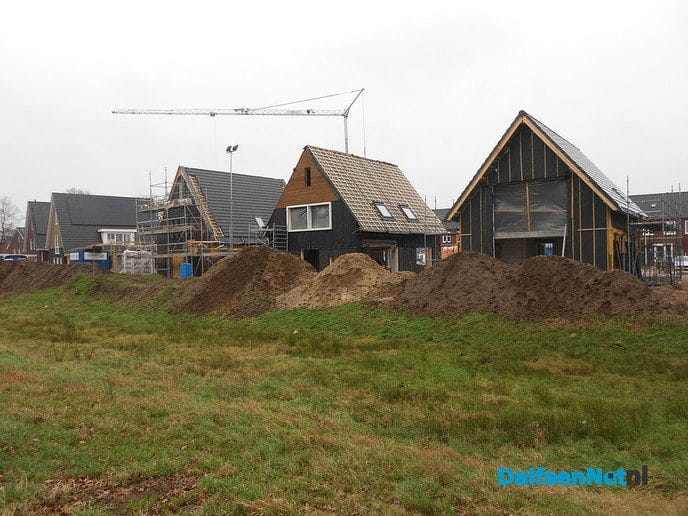 Een blik op de in aanbouw zijnde Oosterdalfsen